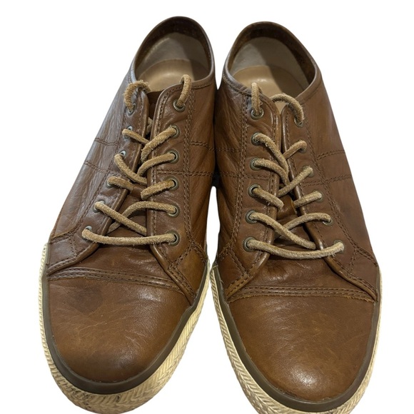 Converse X John Varvatos Greene Low Lace Mens Brown Leather Sneakers Shoes 8 - Picture 3 of 9